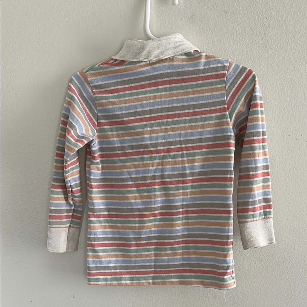 VINTAGE Lacoste Kids Striped Polo Shirt - Multicolor - Picture 6 of 6
